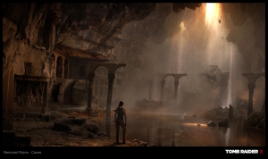 Rise of the Tomb Raider Conceptual Artwork Geothermal Valley