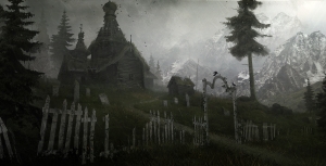 Rise of the Tomb Raider Conceptual Artwork Geothermal Valley