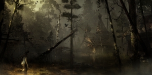 Rise of the Tomb Raider Conceptual Artwork Geothermal Valley