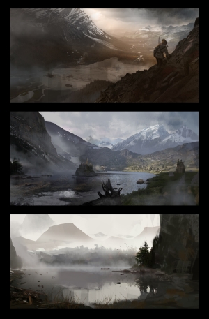 Rise of the Tomb Raider Conceptual Artwork Geothermal Valley