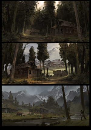 Rise of the Tomb Raider Conceptual Artwork Geothermal Valley