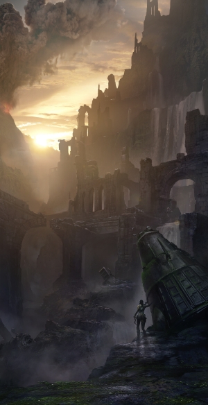 Rise of the Tomb Raider Conceptual Artwork Geothermal Valley