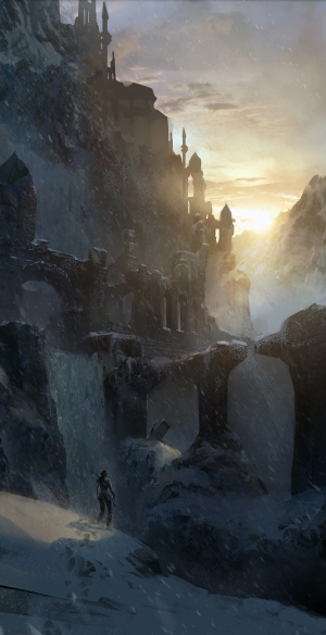 Rise of the Tomb Raider Conceptual Artwork Geothermal Valley