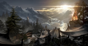 Rise of the Tomb Raider Conceptual Artwork Geothermal Valley