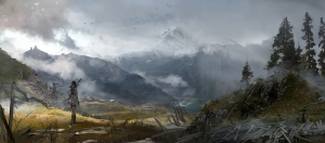 Rise of the Tomb Raider Conceptual Artwork Geothermal Valley