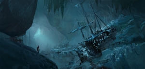 Rise of the Tomb Raider Conceptual Artwork Glacial Valley