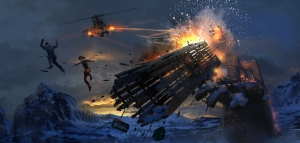 Rise of the Tomb Raider Conceptual Artwork Soviet Installation Jacob Escape