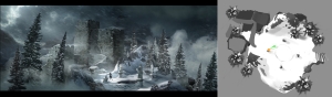 Rise of the Tomb Raider Conceptual Artwork The Acropolis