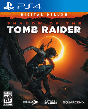 Shadow of the Tomb Raider Box Artwork on Playstation 4