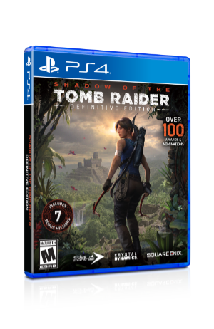Shadow of the Tomb Raider Box Artwork on Playstation 4