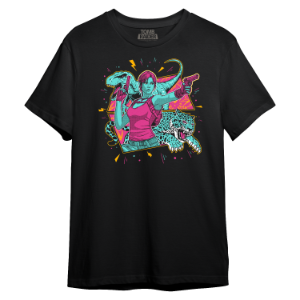 Shark Robot Tomb Raider T-Shirts