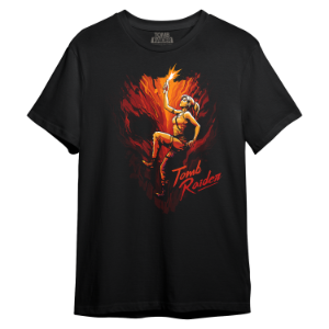 Shark Robot Tomb Raider T-Shirts