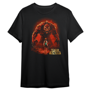 Shark Robot Tomb Raider T-Shirts