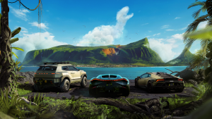 The Crew Motorfest Tomb Raider Secrets of Ni'ihau Artwork