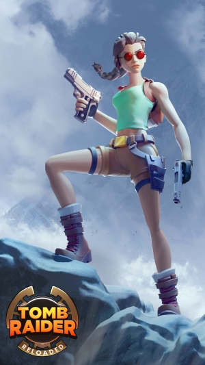 Tomb Raider Reloaded Melanie Herrmann Signature Artwork for Tomb Raider 25