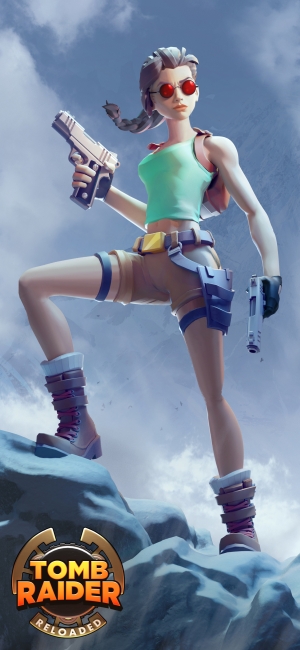 Tomb Raider Reloaded Melanie Herrmann Signature Artwork for Tomb Raider 25