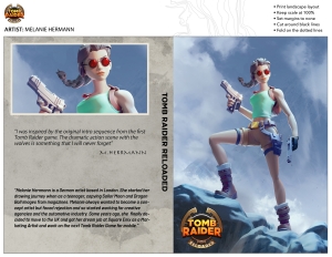 Tomb Raider Reloaded Melanie Herrmann Signature Artwork for Tomb Raider 25