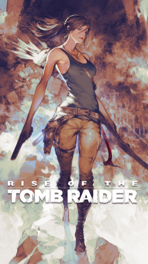 Tomb Raider 25 Signature Artwork Mobile Wallpaper