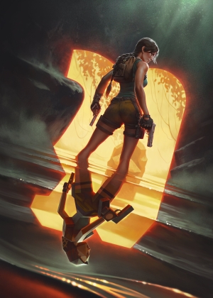 Tomb Raider 30 Artwork by Flying Wild Hog