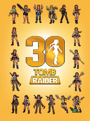 Tomb Raider 30 Lara Croft Pixel Art
