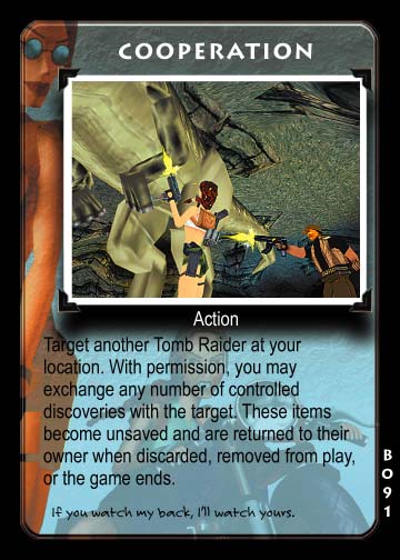 Tomb Raider Collectible Card Game Big Guns