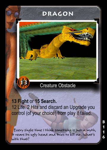 Tomb Raider Collectible Card Game Big Guns