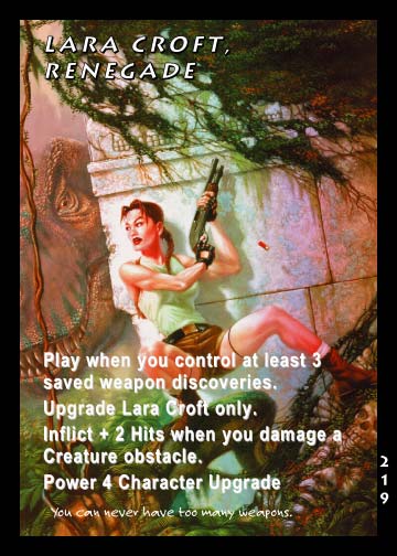 Tomb Raider Collectible Card Game Big Guns