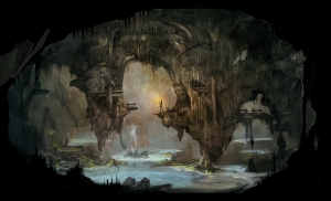Tomb Raider from Crystal Dynamics Conceptual Artwork Geothermal Cavern