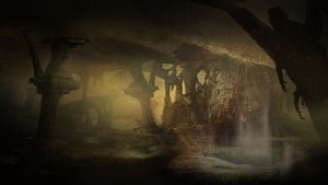 Tomb Raider from Crystal Dynamics Conceptual Artwork Geothermal Cavern