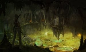 Tomb Raider from Crystal Dynamics Conceptual Artwork Geothermal Cavern