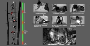Tomb Raider from Crystal Dynamics Storyboards