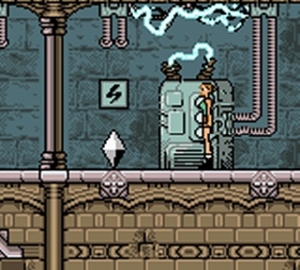 Tomb Raider Curse of the Sword on Nintendo Gameboy Color Screenshots
