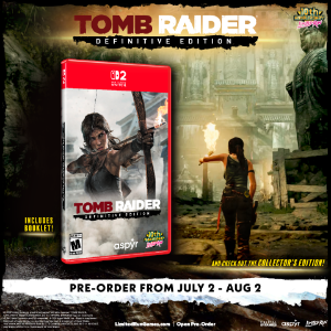 Tomb Raider Definitive Edition Nintendo Switch 2 Standard Edition Promotional Artwork