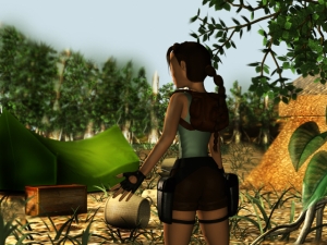 Tomb Raider on Nintendo Gameboy Color Cinematic Frames