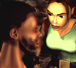 Tomb Raider on Nintendo Gameboy Color Cinematic Frames