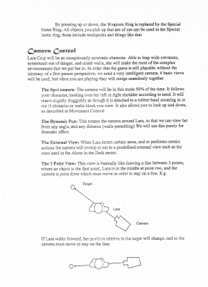 Tomb Raider Game Design Document 1.3 20.3.1995