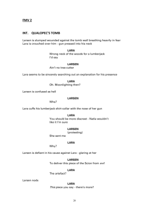 Tomb Raider Game Design Document 1.8 9.5.1996