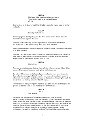 Tomb Raider Game Design Document 1.8 9.5.1996