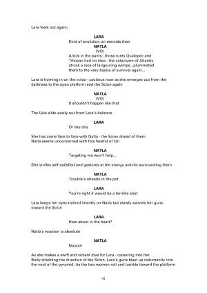 Tomb Raider Game Design Document 1.8 9.5.1996
