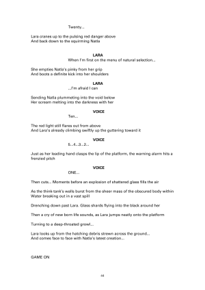 Tomb Raider Game Design Document 1.8 9.5.1996
