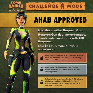 Tomb Raider I-III Remastered Challenge Mode Outfits