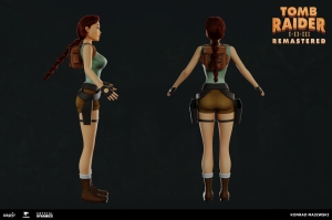 Tomb Raider I-III Remastered Character Artwork Lara Croft by Konrad Majewski