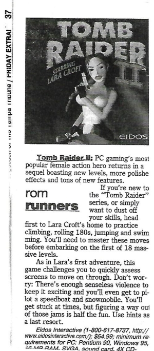 Tomb Raider II Press