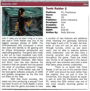 Tomb Raider II Press