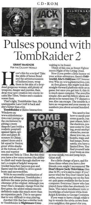 Tomb Raider II Press