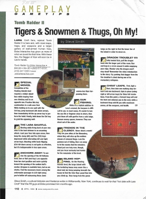 Tomb Raider II Press