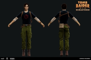 Tomb Raider IV-VI Remastered Character Artwork Kurtis Trent by Konrad Majewski