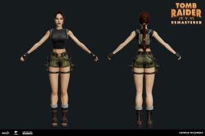 Tomb Raider IV-VI Remastered Character Artwork Lara Croft Angel of Darkness by Konrad Majewski