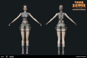 Tomb Raider IV-VI Remastered Character Artwork Lara Croft Angel of Darkness by Konrad Majewski
