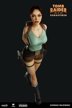 Tomb Raider IV-VI Remastered Character Artwork Lara Croft by Konrad Majewski